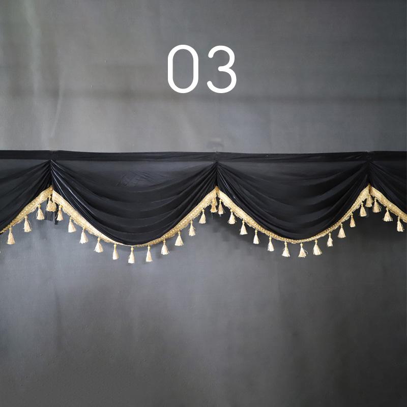 3or1m Праздничная Вечеринка Валанс Драпировка Панель Декор Задник Занавес Сцена Свадебный Фон Украшение Вуаль Ткань Волна Занавес Кисть 1meter