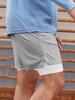 Men's Quick-Dry Breathable Two-in-One Fitness Shorts for Basketball & Running