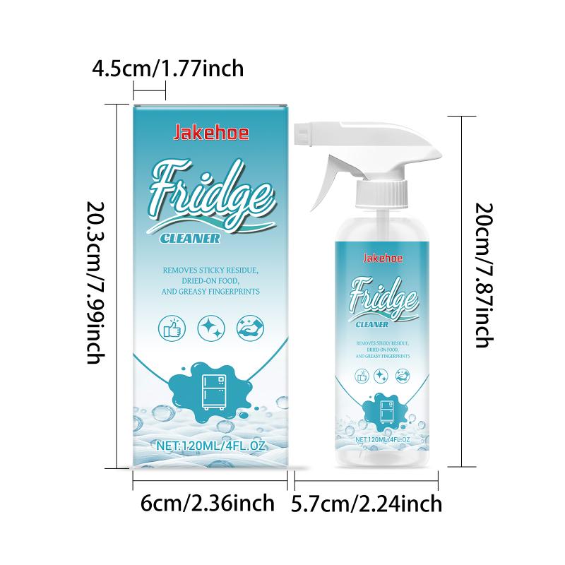 Refrigerator Cleaner - Multi-Functional Household Cleaner For Odor Elimination, Stain Removal & Refrigerator Care