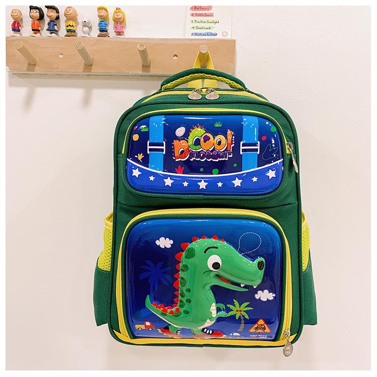 School BagsNew primary school first, second and third grades cute cartoon backpack mermaid dinosaur hard shell bag