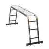 Multi-Purpose Folding Ladder 7-in-1 3 Step 12ft with Scaffolding Plank