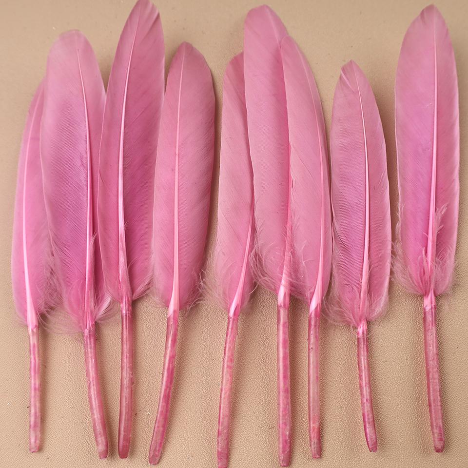 Duck Feathers for Clothes Handicraft Accessories White Golden Black Pink Peacock Goose Feather Plumas Handicraft Article
