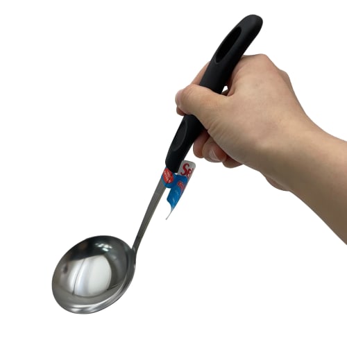 Shimomura Kogyo Made in Japan Large Stainless Steel Ladle, Made in Tsubame-Sanjo, Niigata