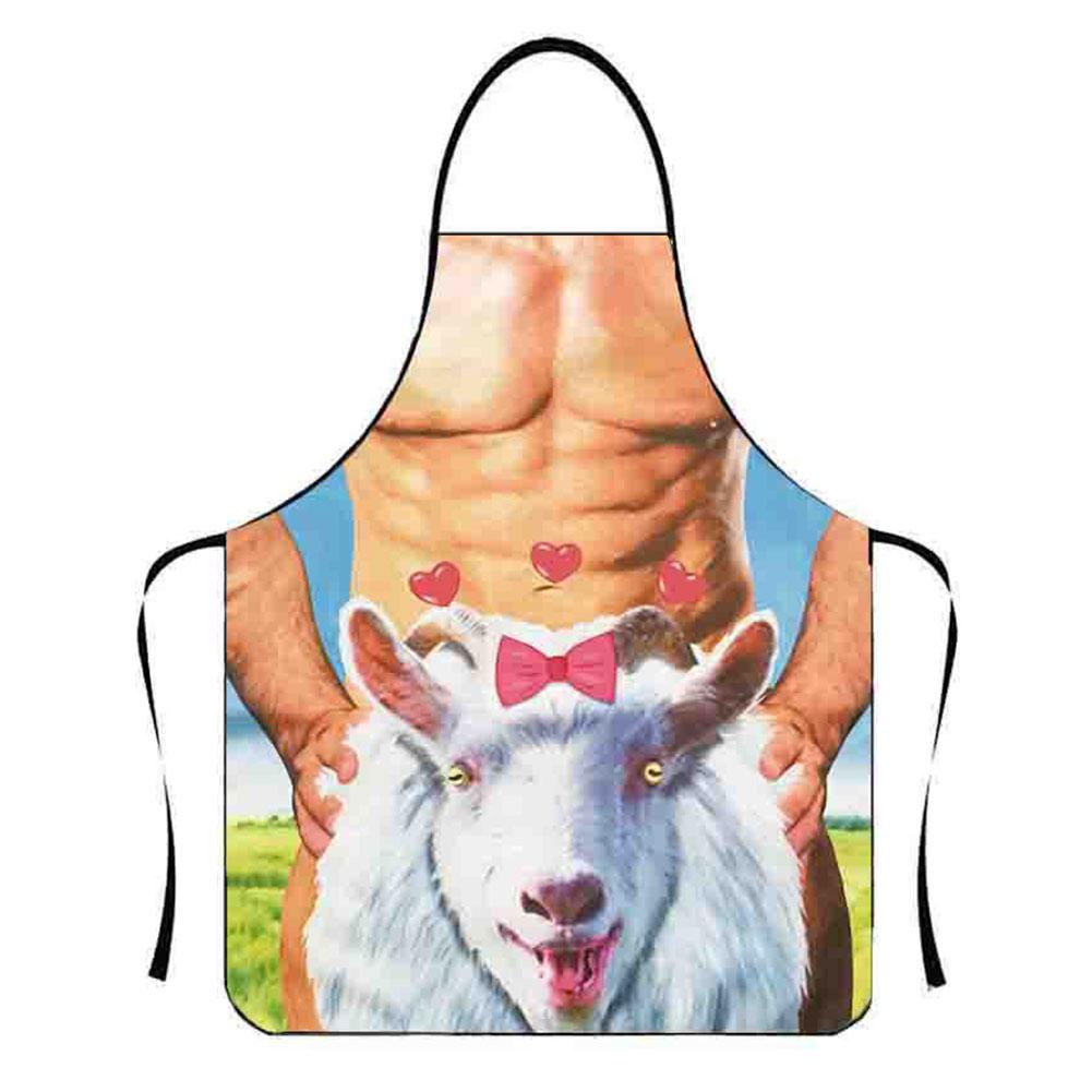 Apron Kitchen Funny Creative Cooking Grilling Baking Women Props Party Personalized Sexy Dressi Z2N2