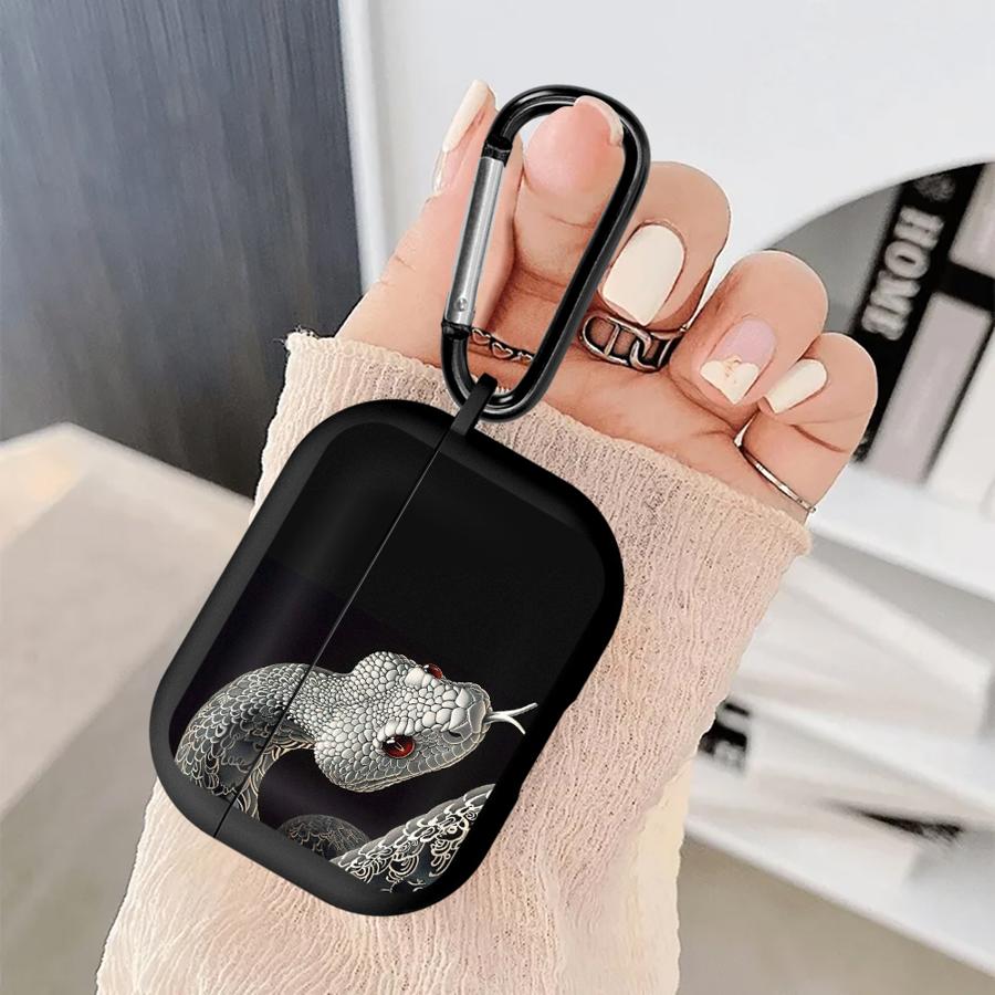Snake Graphic Case For Airpods Pro3 1 Pro 2 3 4 Pro2 Earphone Cases Cover