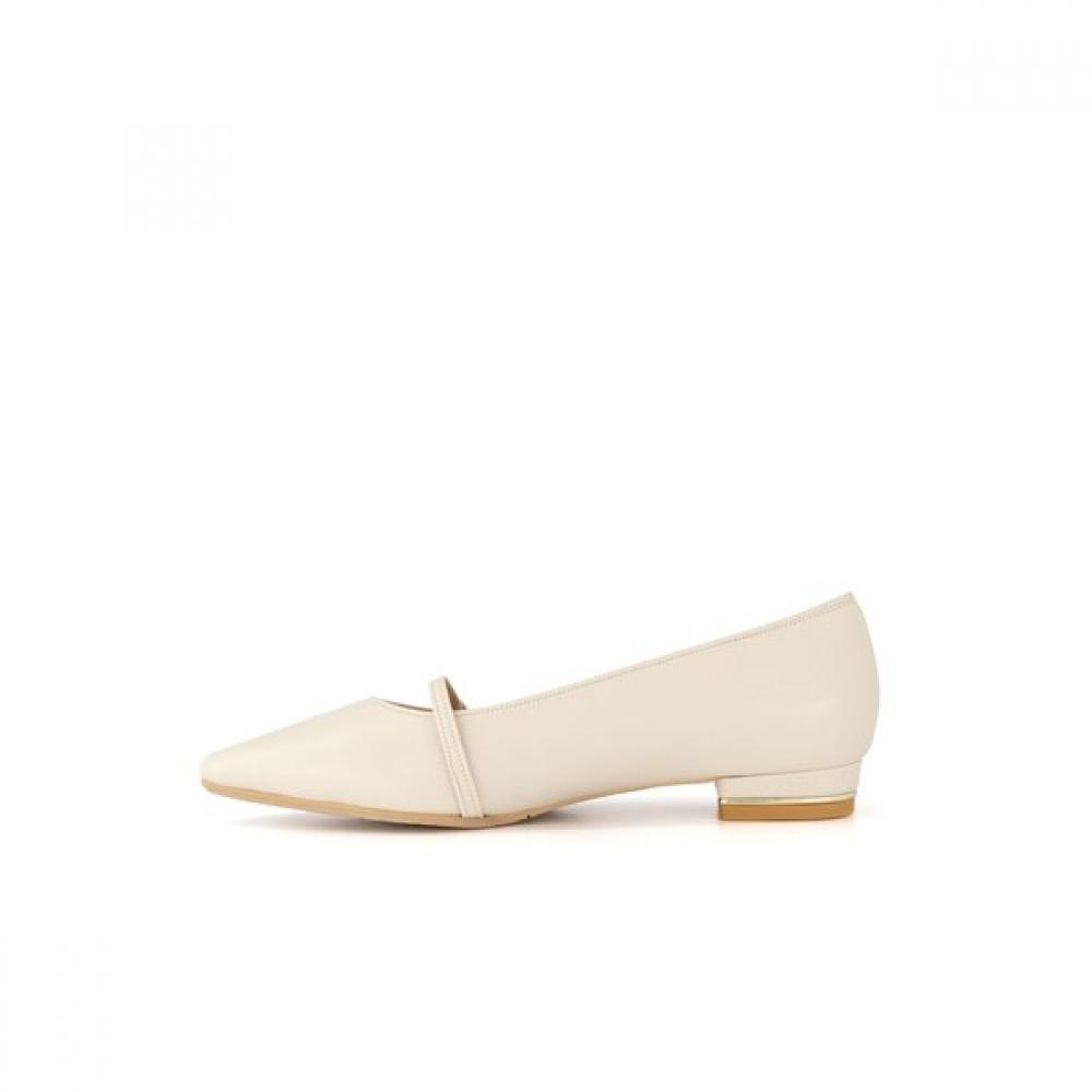 DakS Women S 2cm Flat ShoeS Ivory Dlf308