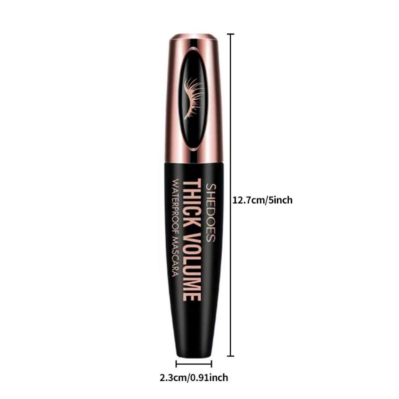 Waterproof Sweatproof Lengthening Volumizing Black Mascara For Eyes