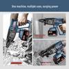 Cordless Brushless Hammer Drill with Lithium Battery, Dual-use for Impact or Mixing Concrete and Wall Drilling.