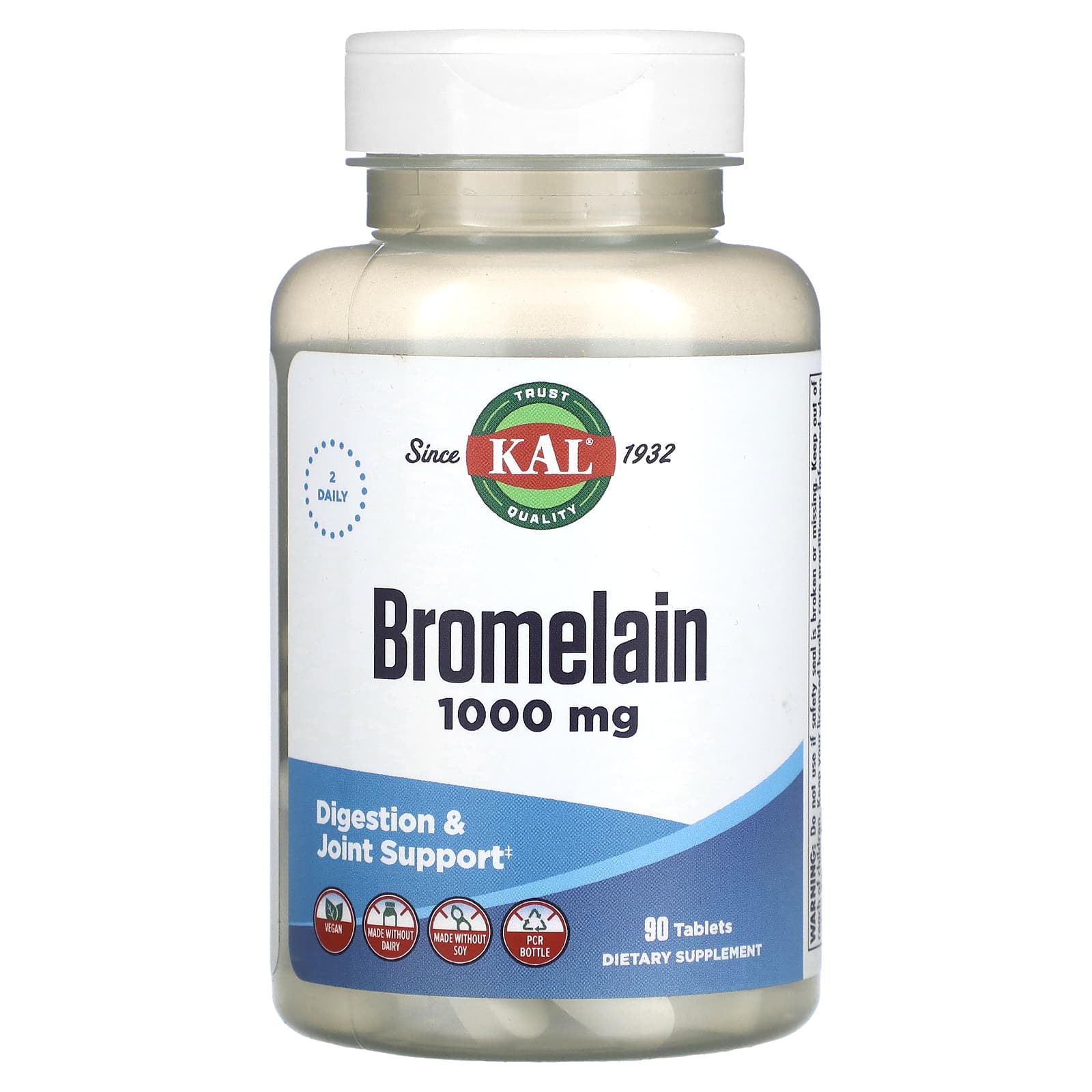 

Bromelain, 90 tablets (500 mg per tablet)