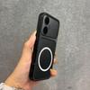 Upgraded Big Lens Protection Case for realme C55 Luxury Leather Casing with Magnetic Ring