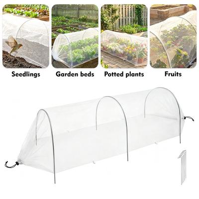 Bird Control Garden Row Covers Foldable Plant Cage Cover Mesh Portable Garden Net  Courtyard Patio