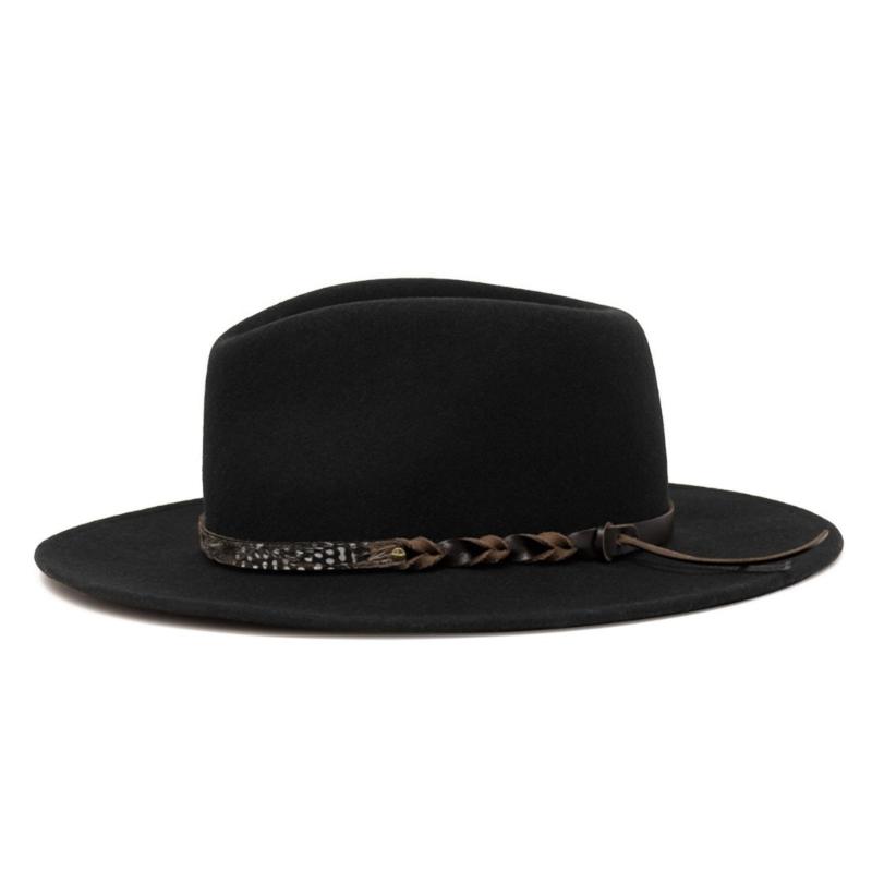 Eye Catching Western Hat Cosplay Costume Hat Stage Show Props Hat Halloween Costume Leather Belt Hat Carnivals Party Hat