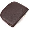 Semicircular Women's Wallet Made of Genuine Leather Flotar CANPELLINI 21835 Brown