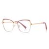 0 -0.5 -0.75 To -6.0 Metal Steampunk Hexagon Prescription Glasses Myopia Blue Light Blocking Student Dioptric Glasses Women