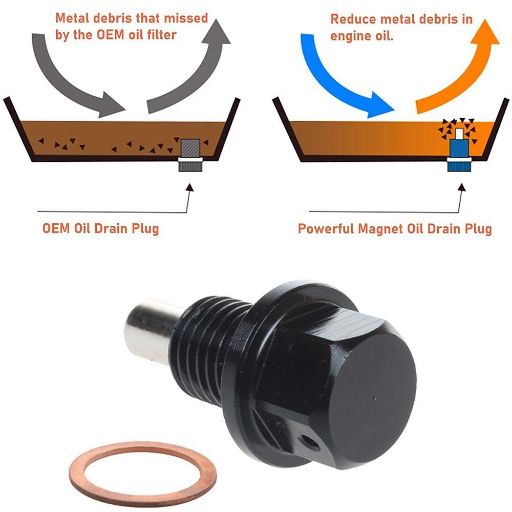 Car Accessories Oil Drain Sump Nut Engine Oil Pan Screw Oil Sump Drain Plug Magnetic Oil Drain Plug