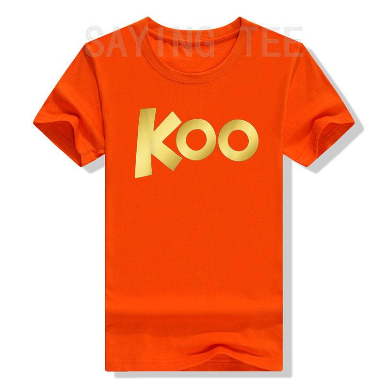 The Roo Kanga | Koo Koo Kangaroo T-Shirt Letters Printed Graphic Tee Tops Music Lover Graphic Outfits Short Sleeve Blouses Gifts