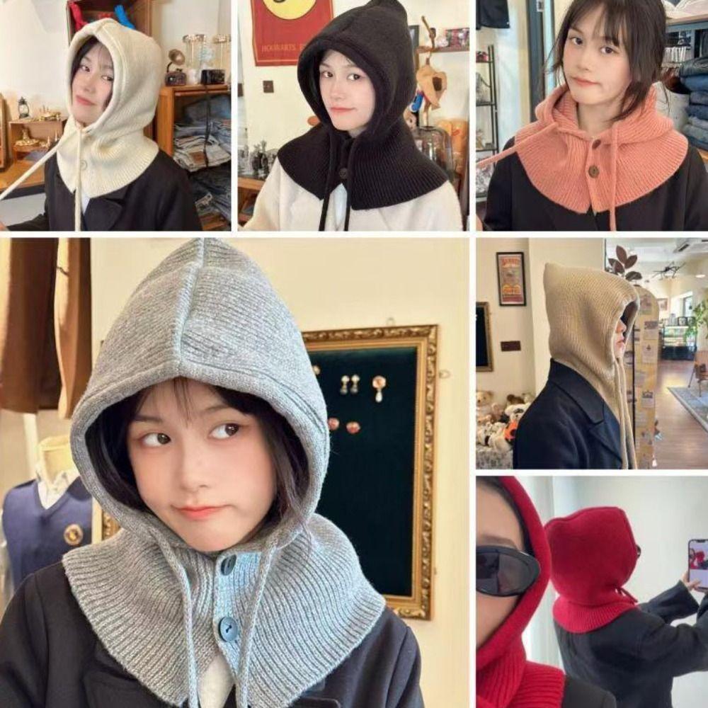 Beanie Ear Protection Hat Pullover Hat Winter Cap Warm Knitted Hat  Winter/Autumn