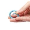 5PC Creative 20MM Colorful Painted Spring Ring Keychain Open Spring Buckle Book Ring Connection Card Ring DIY Jewelry Accessories