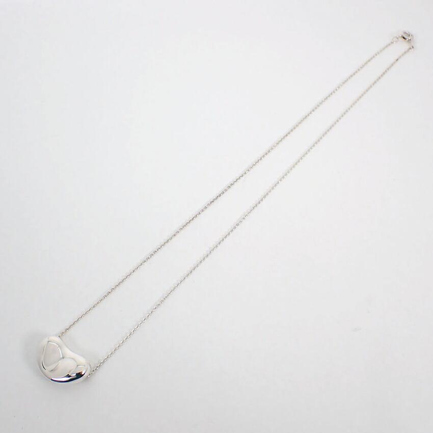 [Used] TIFFANY/Tiffany 925 Bean Pendant/Necklace/j107-8