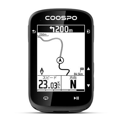 Ciclocomputador COOSPO CS500 com Bicicleta e Velocímetro para Estrada Sem Fio Bluetooth Sensor de Velocidade Medidor de Potência Grande Strava Instrução em Japonês
