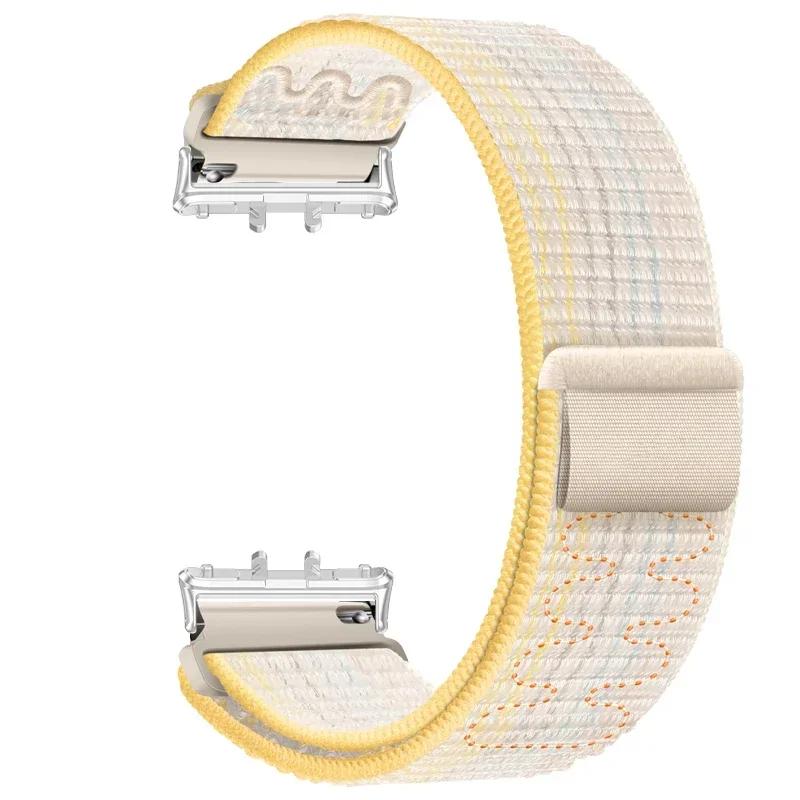 Nylon Loop Strap for Samsung Galaxy Fit 3 Adjustable Elastic Bracelet Watchband for iWatch Samsung Galaxy Fit3 Band Accessories