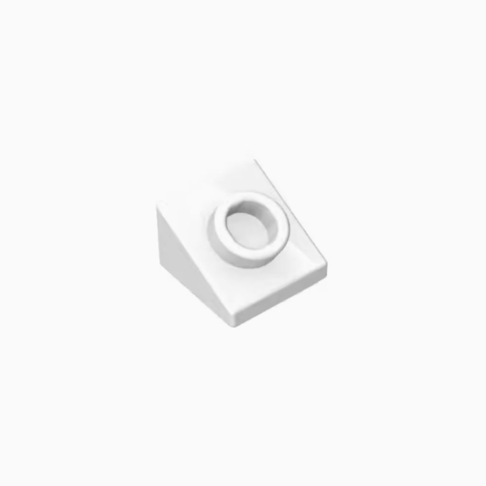 Non-Toxic Moc 10Pcs 90254 1X1X2/3 Bevel With Dot Building Blocks Kit 1632 Compatible Bricks Particle Puzzle Diy Toy Children Birthday Gift