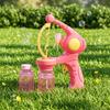 Automatic Bubble Gun Toy with 130ml Capacity Large and Small Bubble Production Electric Bubble Blower for Outdoor Family Interaction Play