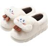 Cute Cloud Bag and Cotton Slippers Autumn and Winter Home Indoor Plush Warm Thick-soled Plush Slippers