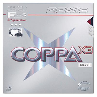 DONIC Coppa X3 Table Tennis MAX AL054 Rubber, Red,