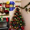 60 Pieces Gift Box Christmas Hanging Ornaments Decorations Charm Pendants