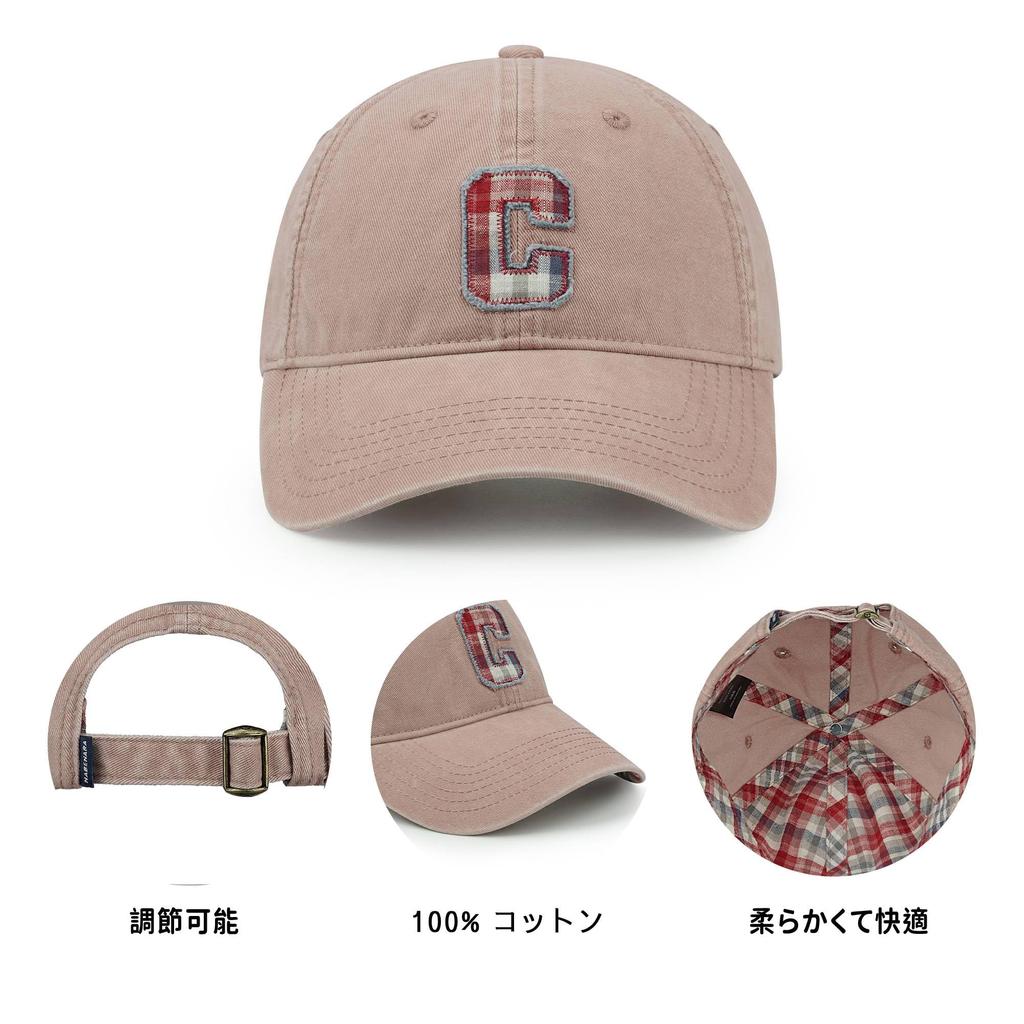 Clape Baseball Checkered Baseball Running Stylish Cap, Pattern, Adjustable, Cap, Cap, Outdoor, Exercise, Fashionable, Cute, (Gray, J-BSAC2509)