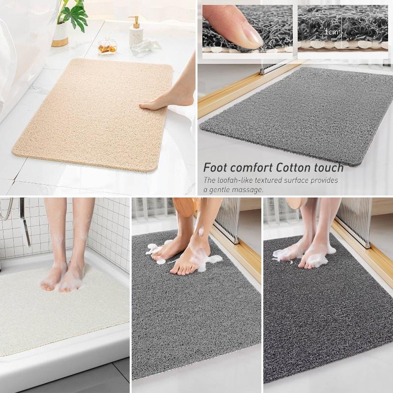 Pvc Badezimmer Rutschfeste Matte Dusche Fußpolster Toilette Wasserdichter Teppich