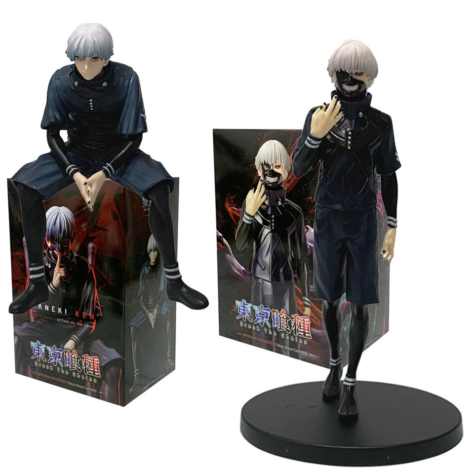 Hot Ken Kaneki Sitting Figure Tokyo Ghoul Statue Action Figure PVC Statue Collection Model Toys Gifts