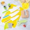 11/13/17PCS Kids Cooking sets Real Cooking Montessori Kitchen Tools for Toddlers Kids Safe Knives for 2/3/4/5/6/7/8 Year Old