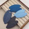 Korean Blue Denim Oval Hair Clip - Fashionable and Simple for Managing Bangs and Frizzy Hair