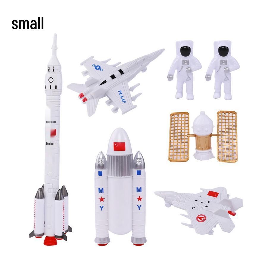 Space Shuttle 7-Piece Astronaut Rocket Cake Decoration Set