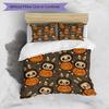 3pcs Duvet Cover Set (1*Duvet Cover + 2*Pillowcase, Without Core), Labubu Print Bedding Set, Bedroom Decor, All‑Season, Birthday Gift