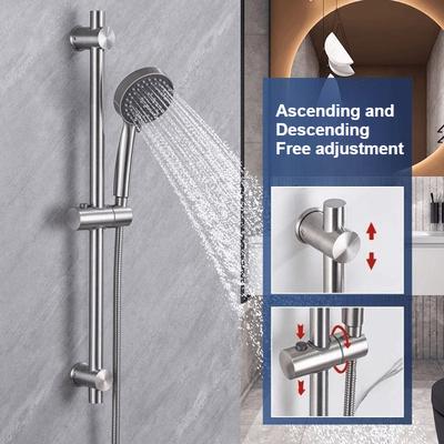 Non-drilled Lifting Rod Shower Accessory Shower Head Bracket Bathroom Rain Shower Head Base Adjustable Fixed Rod