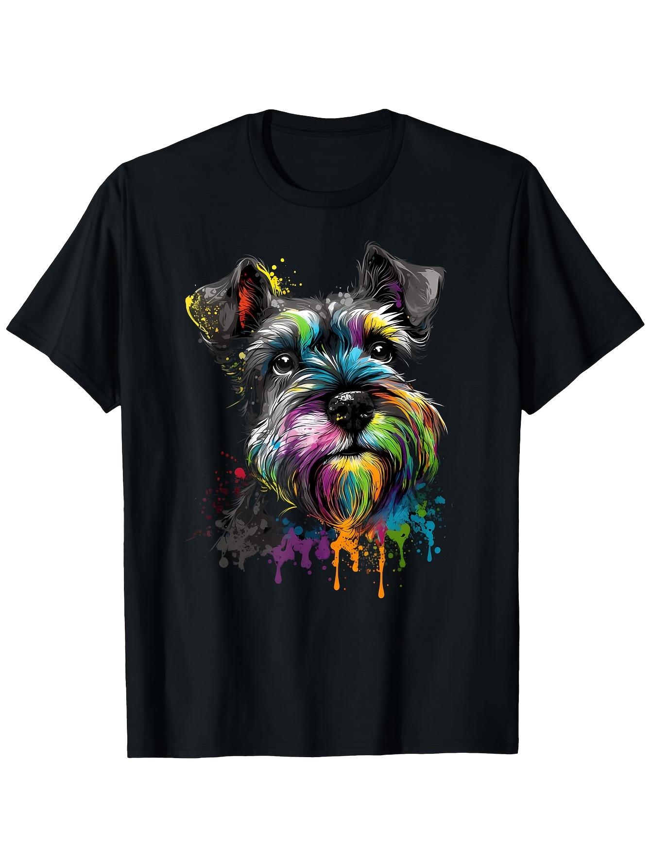 

Women s T-Shirt Y2K Schnauzer Dog 4XL