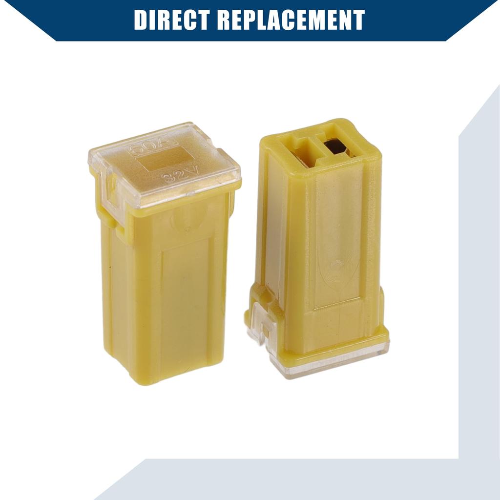 Hihaha 60A Micro Cartridge Fuse / FMM M-Case Type Fuse for Internal Engine (Vehicle)