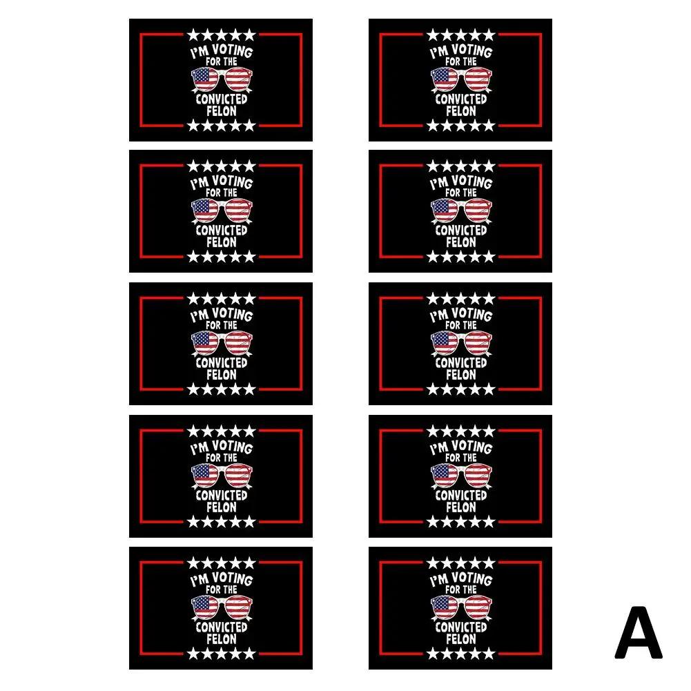 

I m Voting For Convicted Felons Creative Personality Car Sticker 2024 Laptop Car Motorcycle Bumper Sticker Waterproof Stick K9D7 чёрный