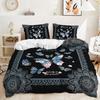 3D Moon Pattern Duvet Cover Pillowcase Bedding Kids Bedding Set Adult Teens Single Double Queen Size Gift