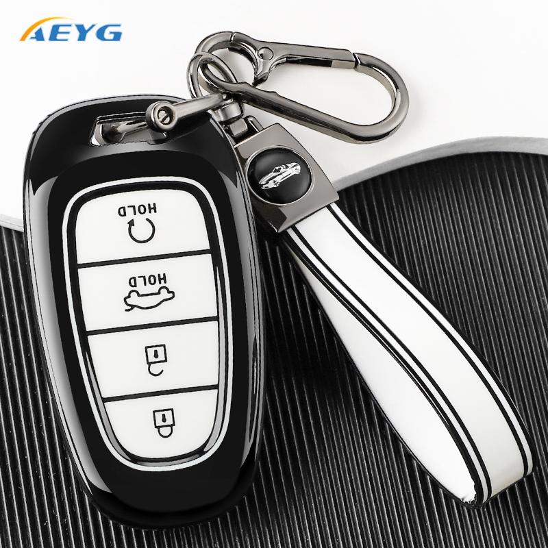 Auto Key Fob Cover Case Fit For Hyundai Sonata Sel Ev 6 8 Ioniq 5 Nexo Tucson Sonata Grandeur Sonata Limited Auto Accessories