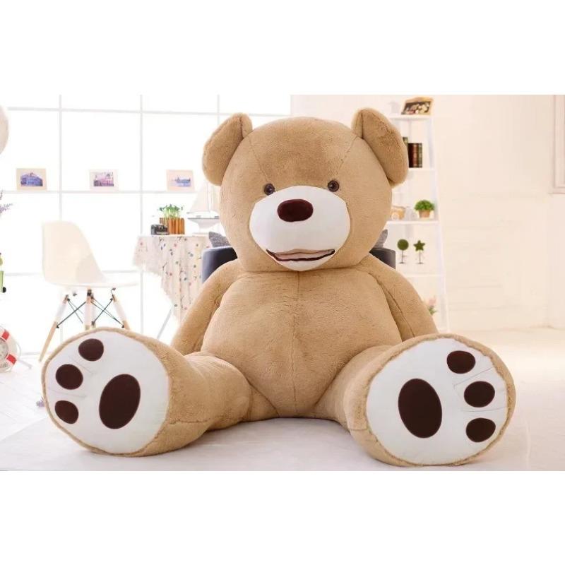 200cm Huge Big America Bear Stuffed Animal Teddy Bear Cover Plush Soft Doll Pillow Cover  Without Stuff  Baby Toys