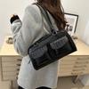 New Crocodile Pattern Underarm Bag Women's Simple Shoulder Bag Large Capacity Temperament Versatile Handbag