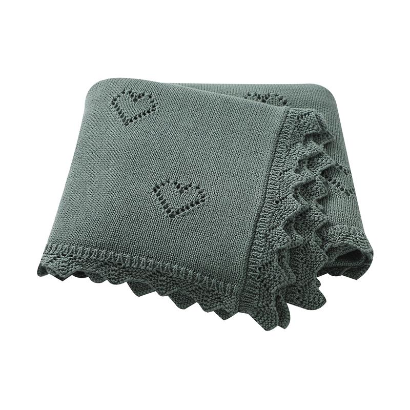 Baby Blankets Knitted 90*70cm Ultra-Soft Cotton Newborn Infant Boys Girls Comforter Stroller Bedding Swaddle Wrap Sleeping Stuff
