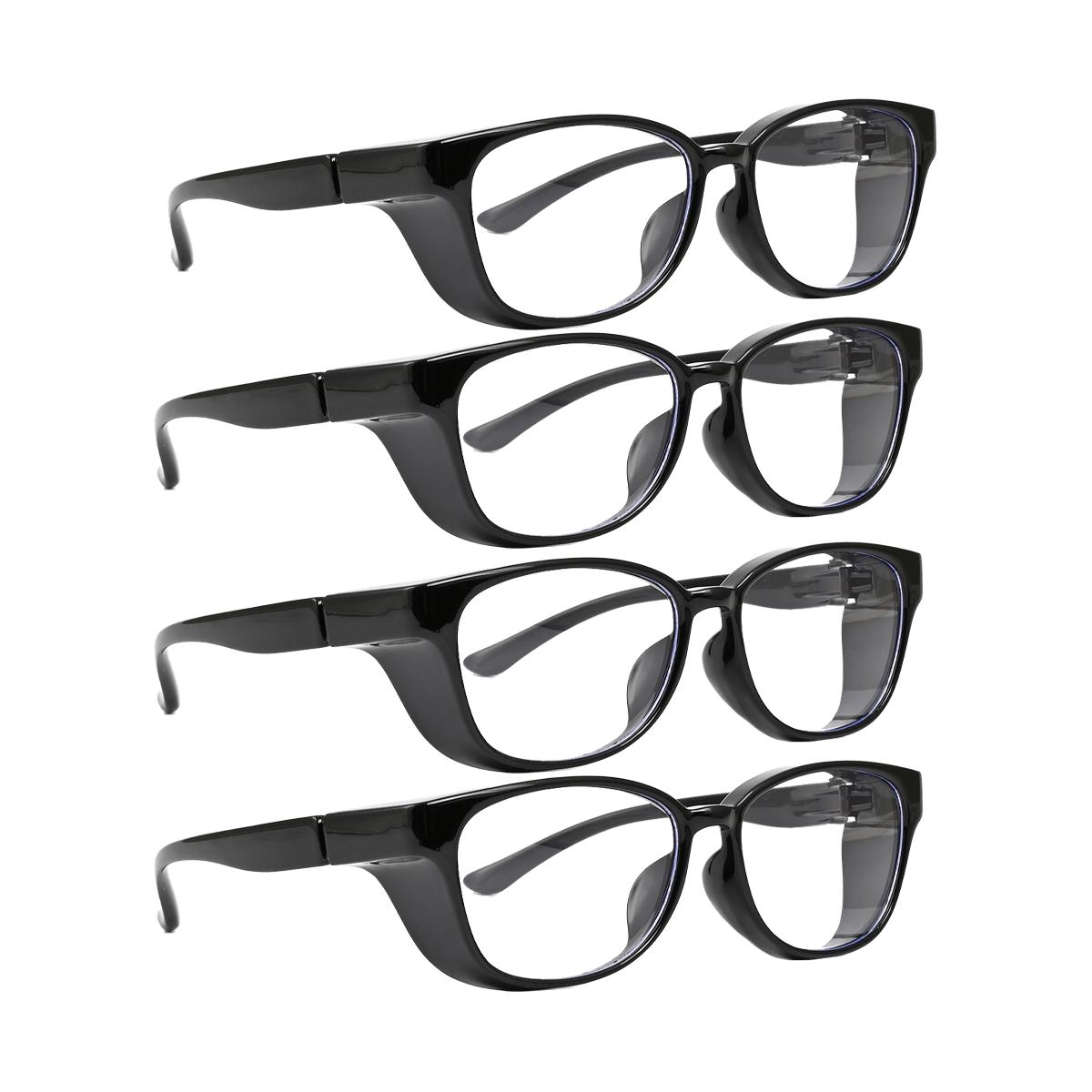 

4 шт. Унисекс Очки для чтения с защитой от синего света, Оптические очки против пыльцы, Классические очки для пресбиопии с защитой от запотевания, Очки для ухода за зрением