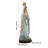 Mother Mary Statue Resin Sculpture Decor Small Holy Mother Statue For Church Home Tabletop Desk Shelf Display Collection