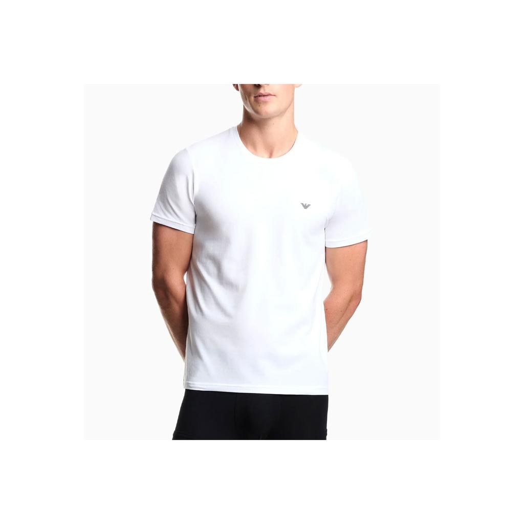 Emporio Armani FW25 Short Sleeve Crew Neck Eagle Logo Printed T-Shirt Men tops EM000391-AF10776-MB088