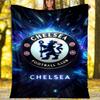 Chelsea FC Logo Printed Throw Blanket—soft,warm;versatile Blanket for All Seasons—perfect As &air-conditioning Throw,nap Blanket